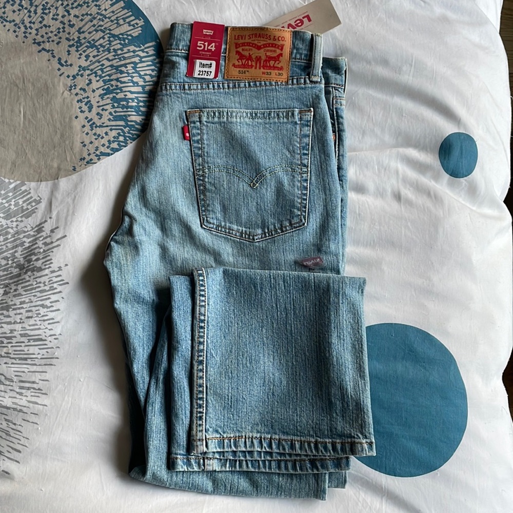 NWT Levi’s Mens 514 Straight Leg Stretch Jeans